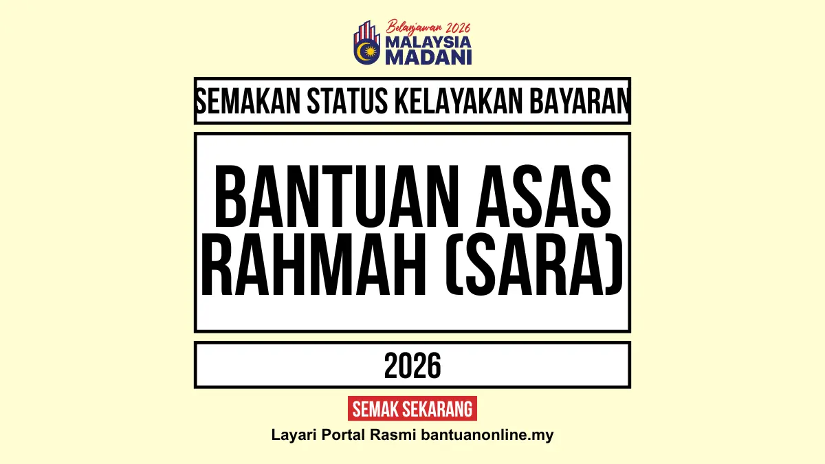 SEMAKAN BAYARAN BANTUAN ASAS RAHMAH