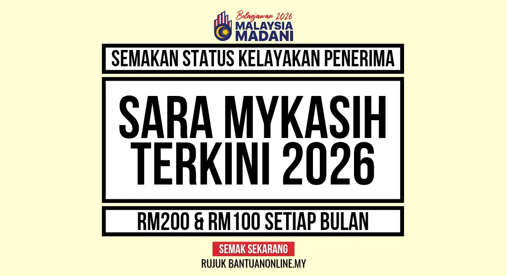 SEMAKAN STATUS SARA MYKASIH 2026