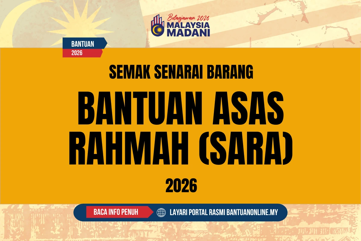 SENARAI BARANG BANTUAN ASAS RAHMAH 2026