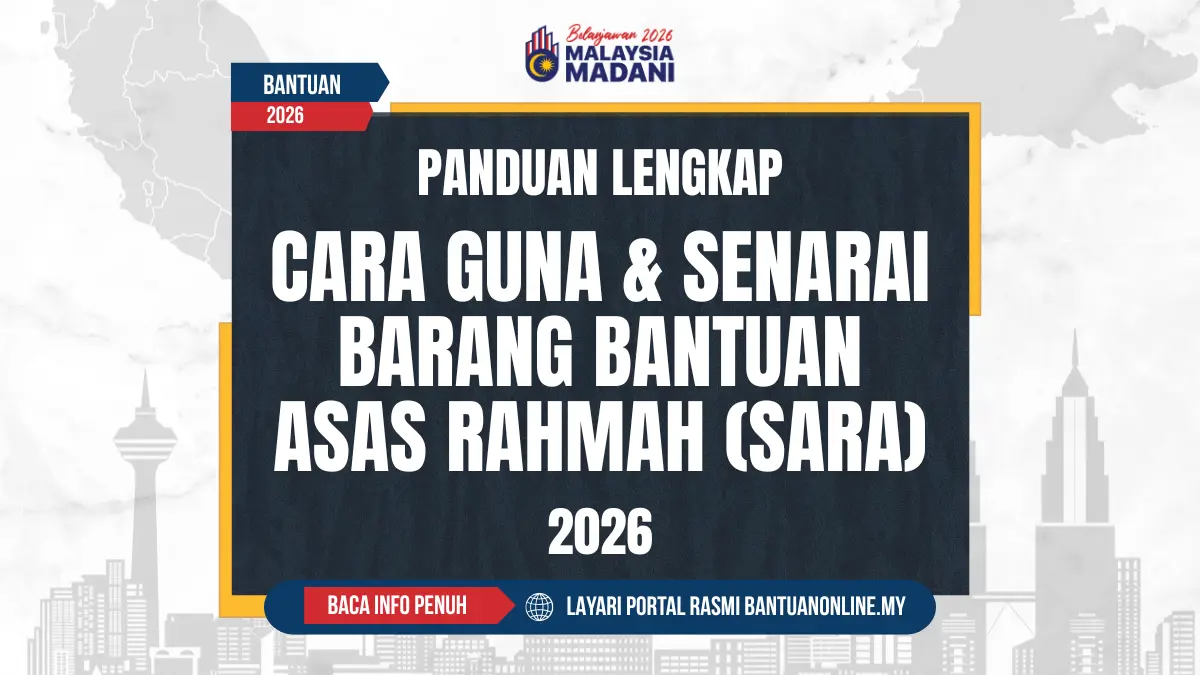 SENARAI BARANG BANTUAN ASAS RAHMAH 2026