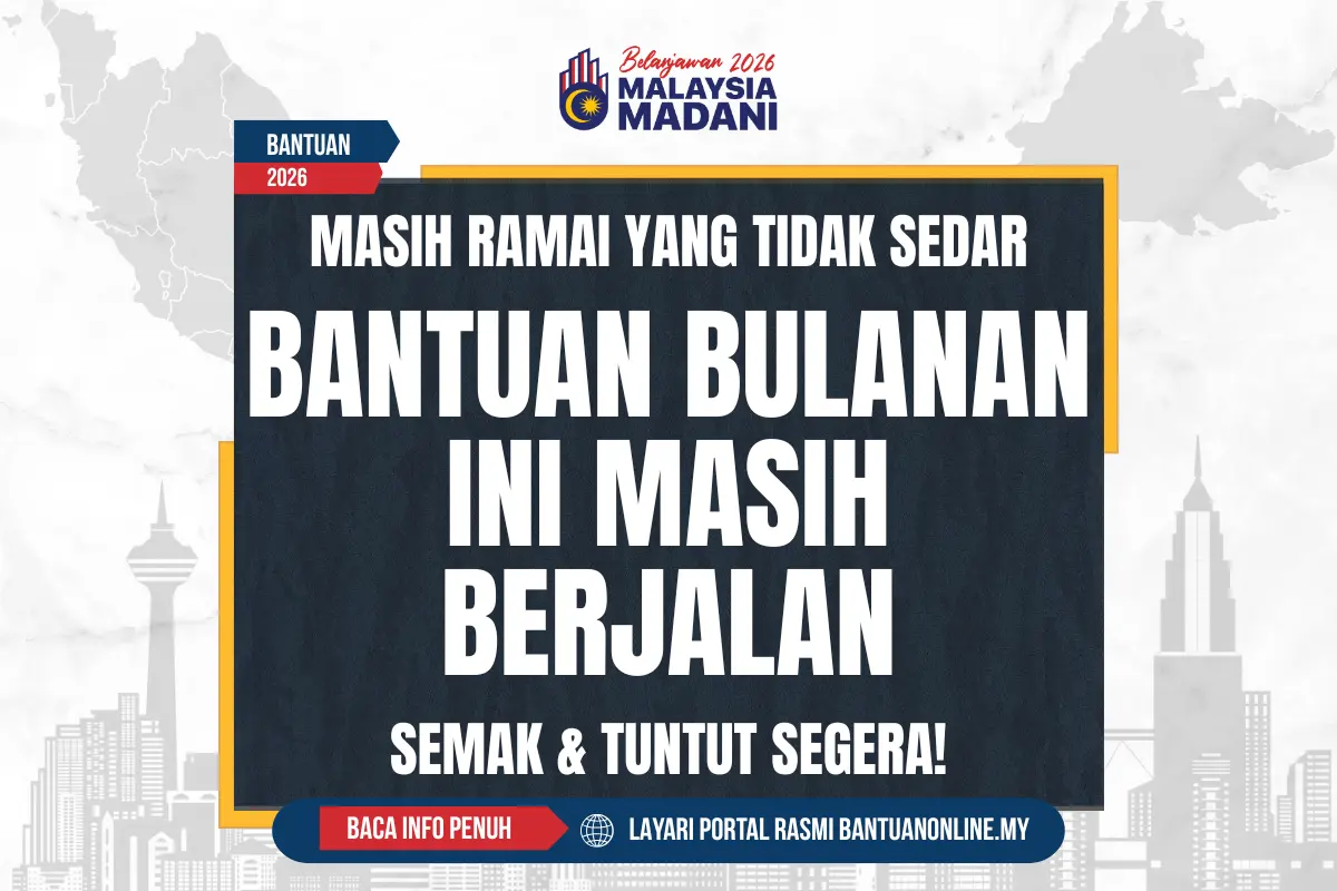 TERBONGKAR Bantuan Bulanan Ini Masih Berjalan Tanpa Ramai Sedar