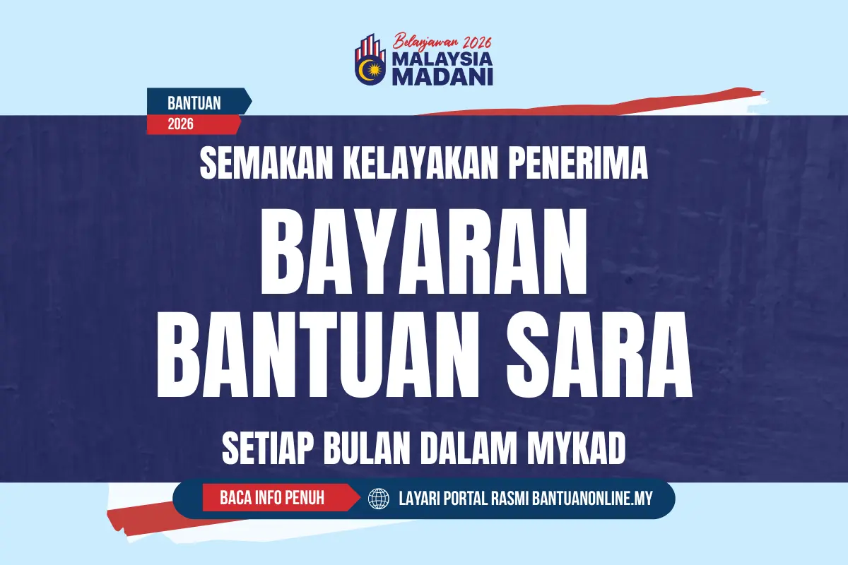 BANTUAN SARA SETIAP BULAN