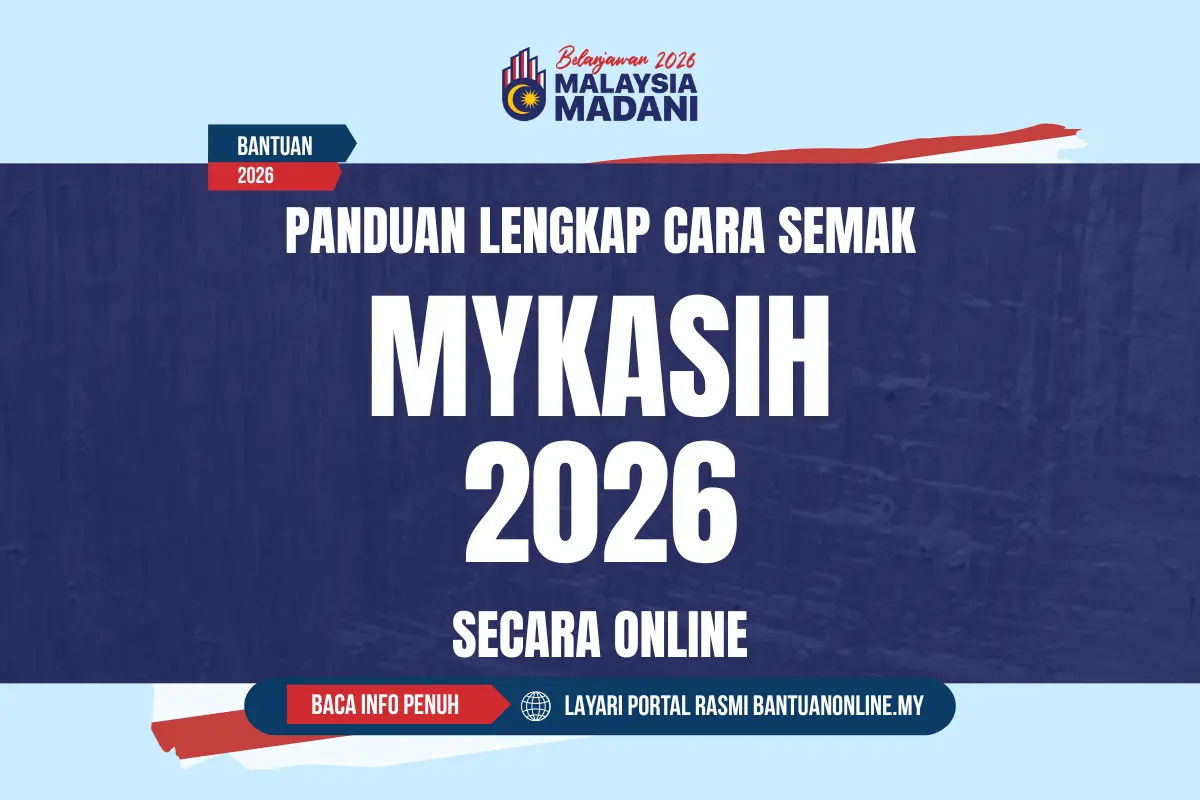 CARA SEMAK MYKASIH ONLINE