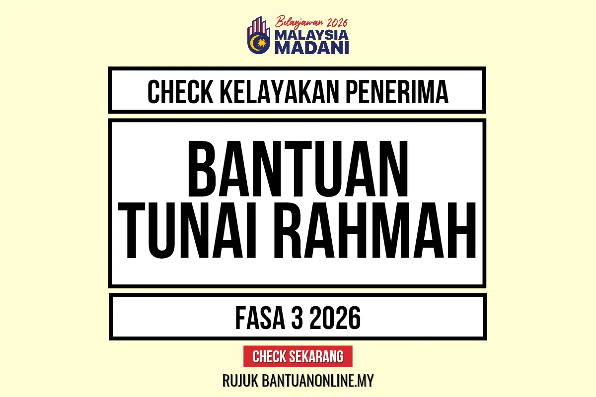 CHECK BANTUAN TUNAI RAHMAH