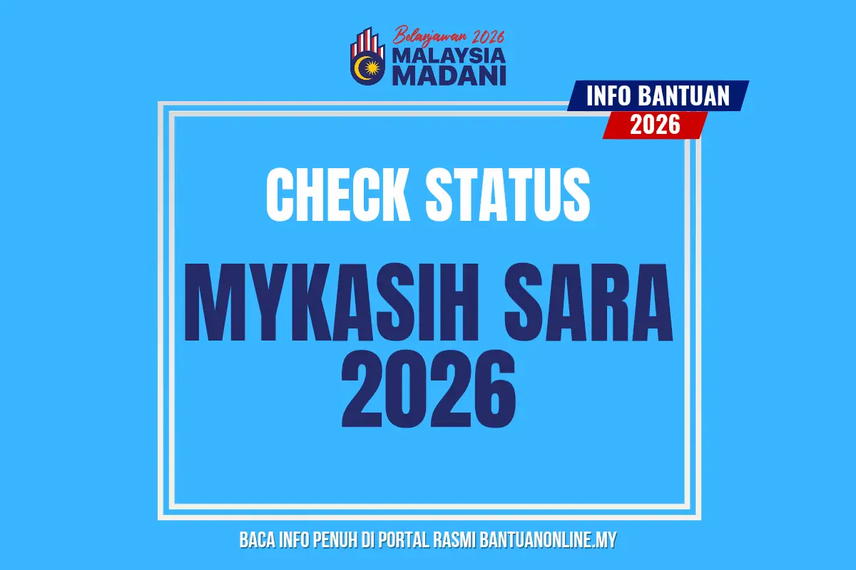 CHECK STATUS MYKASIH SARA 2026