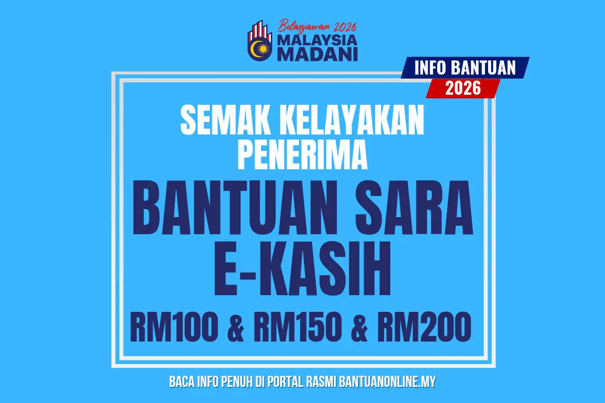 E KASIH SEMAKAN BANTUAN SARA