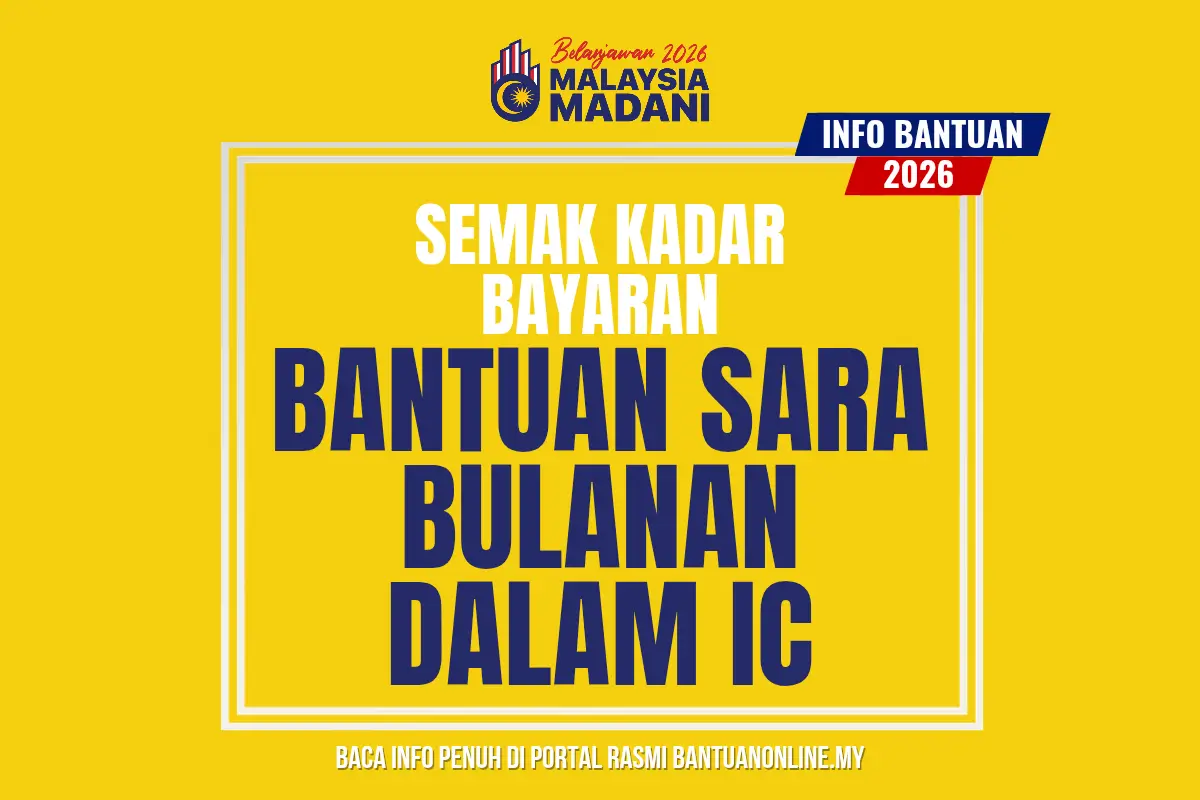 KADAR BAYARAN BANTUAN SARA