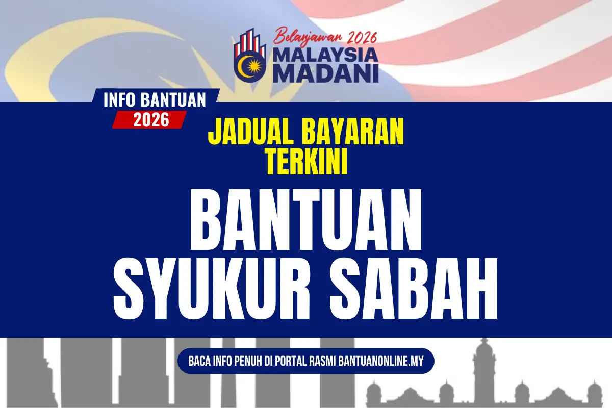 JADUAL BAYARAN SYUKUR SABAH