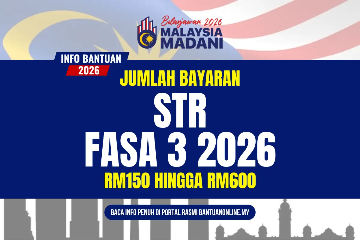 JUMLAH BANTUAN STR HASIL 2026 DIBAYAR