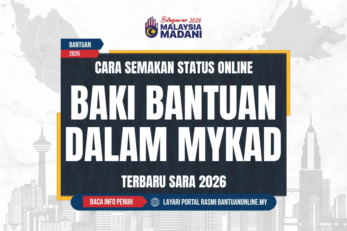 SEMAK BAKI BANTUAN MYKAD