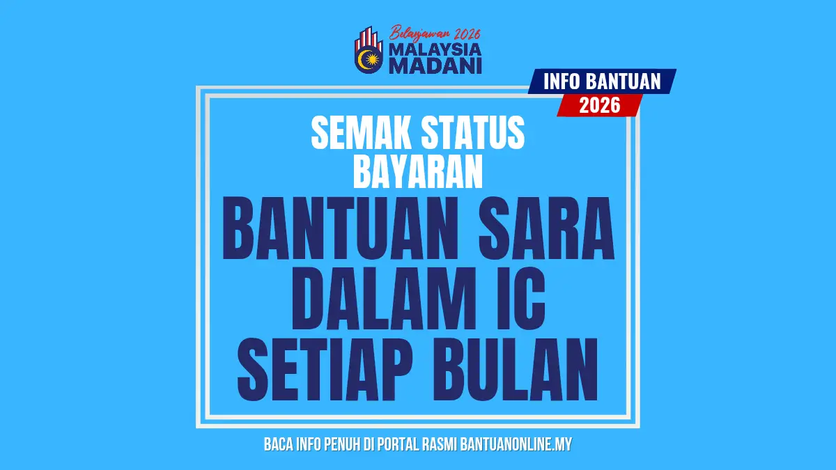 SEMAK BAYARAN BANTUAN SARA