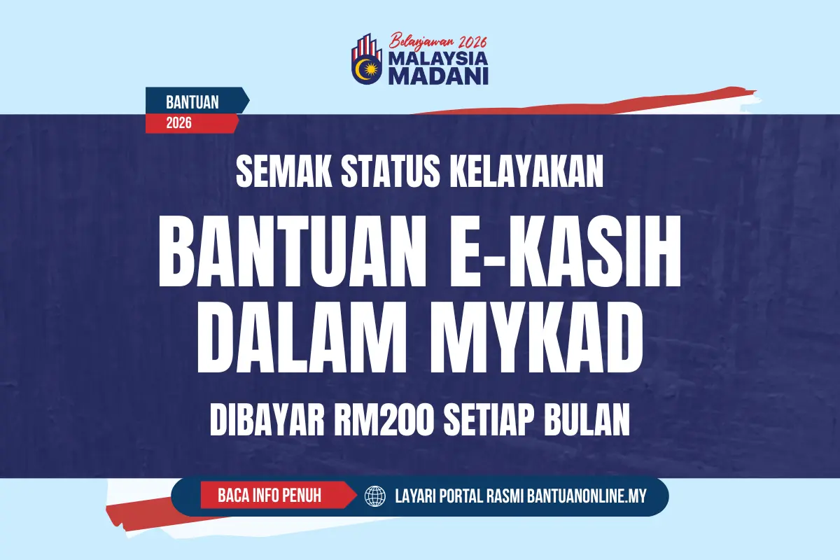SEMAK EKASIH SECARA ONLINE 2026