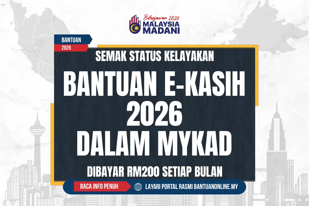 SEMAK EKASIH SECARA ONLINE