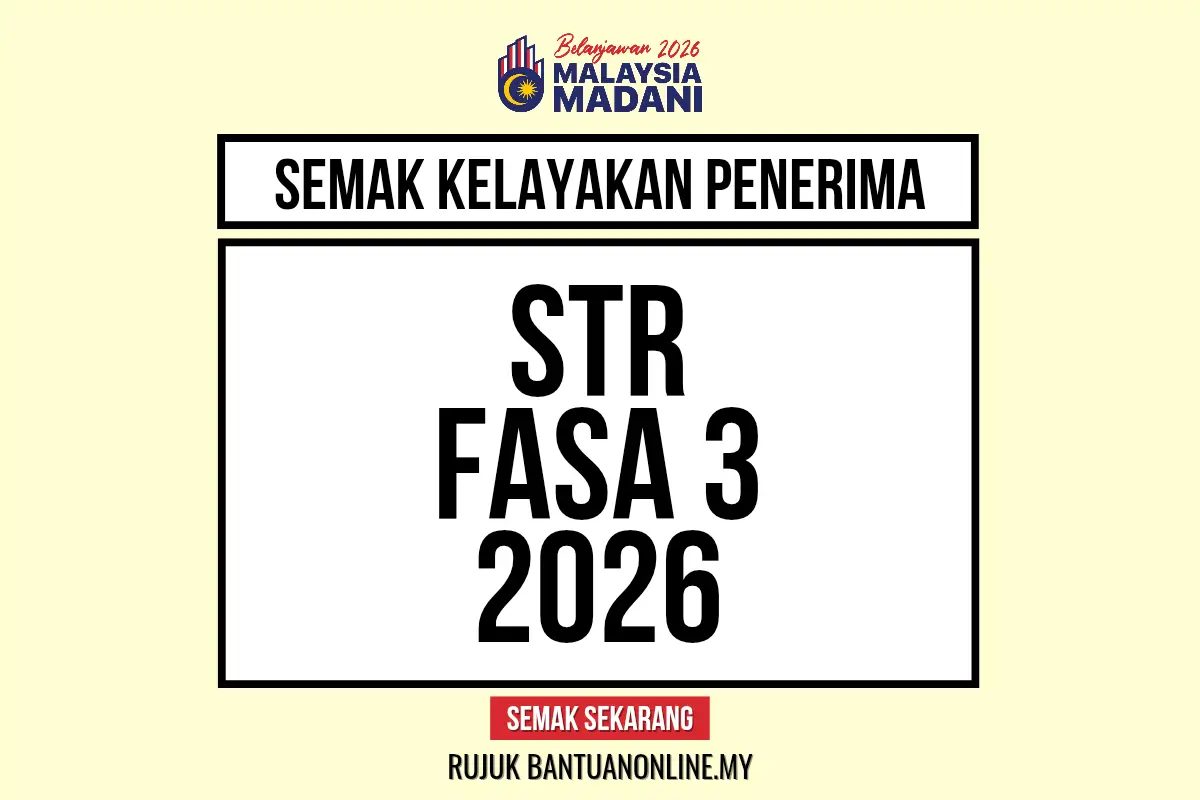 SEMAK KELAYAKAN STR TERBARU