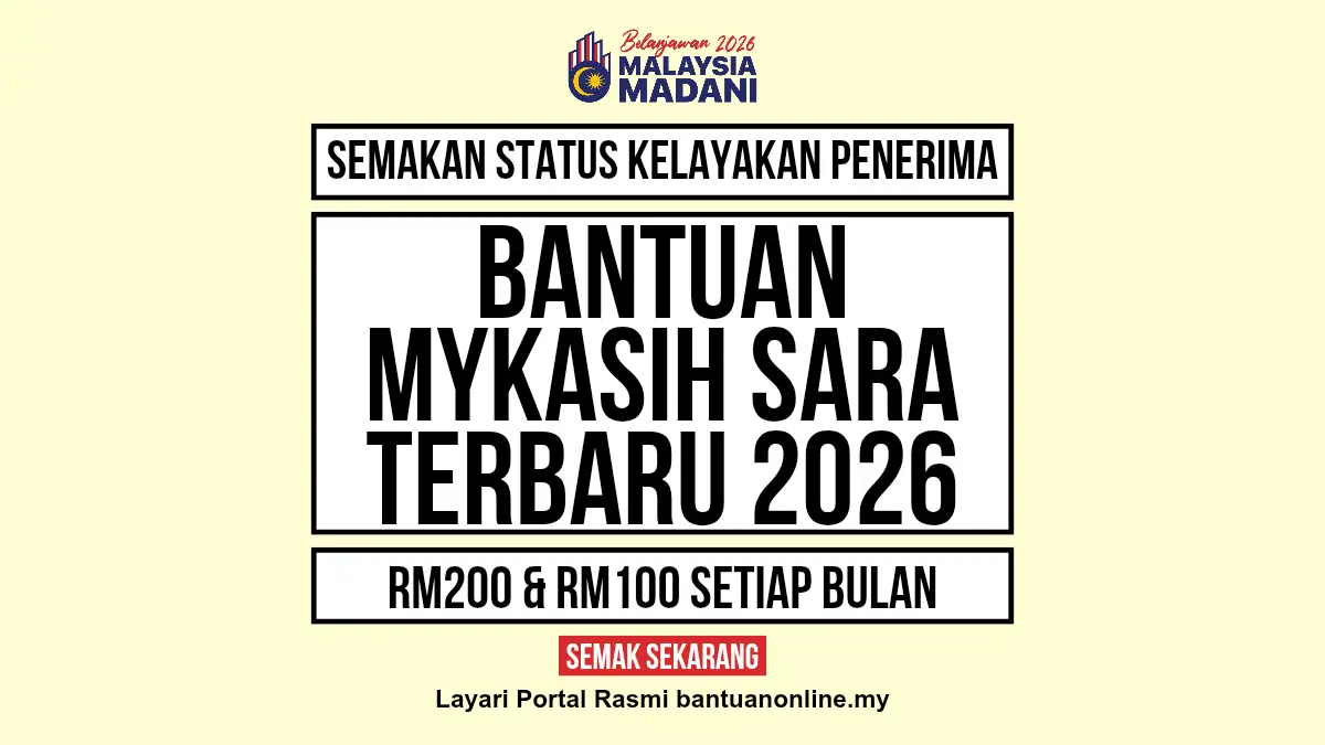 SEMAKAN PENERIMA MYKASIH SARA 2026