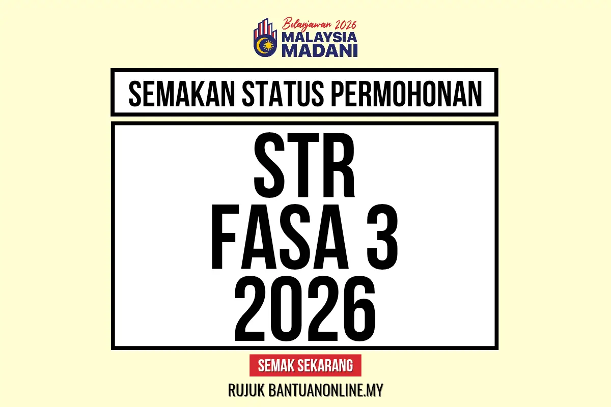 SEMAKAN PERMOHONAN STR