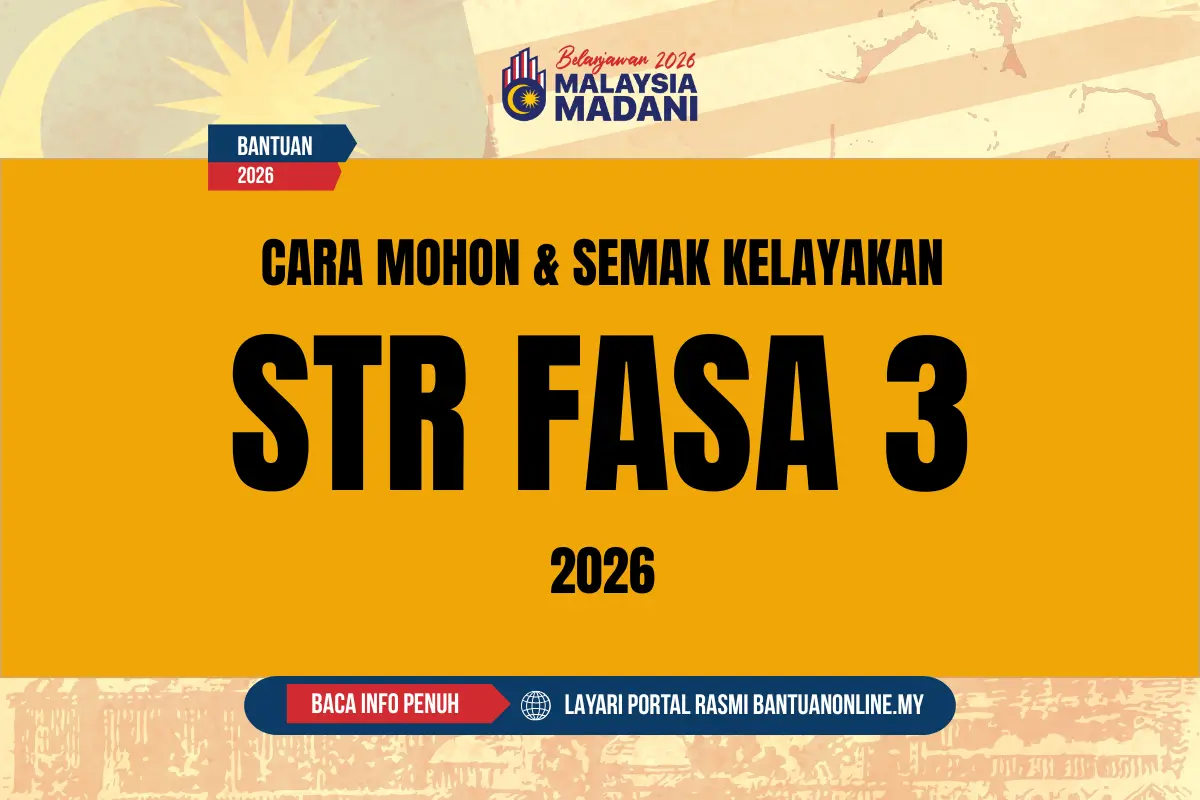 Semakan Status dan Cara Mohon STR 2026 Fasa 3 Online