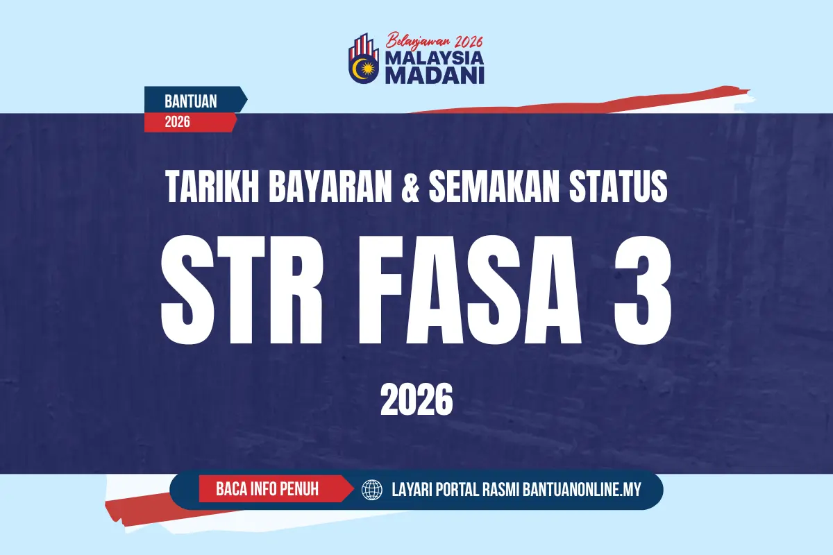 STR 2026 TARIKH BAYAR