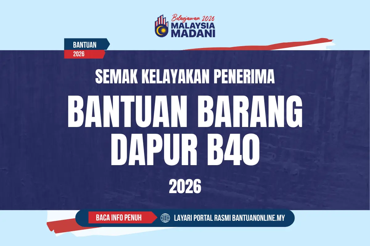 BANTUAN BARANG DAPUR B40