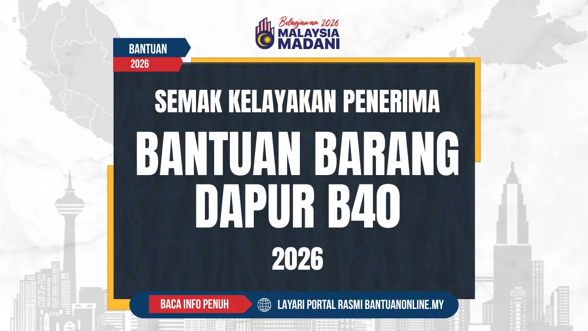 BANTUAN BARANG DAPUR B40