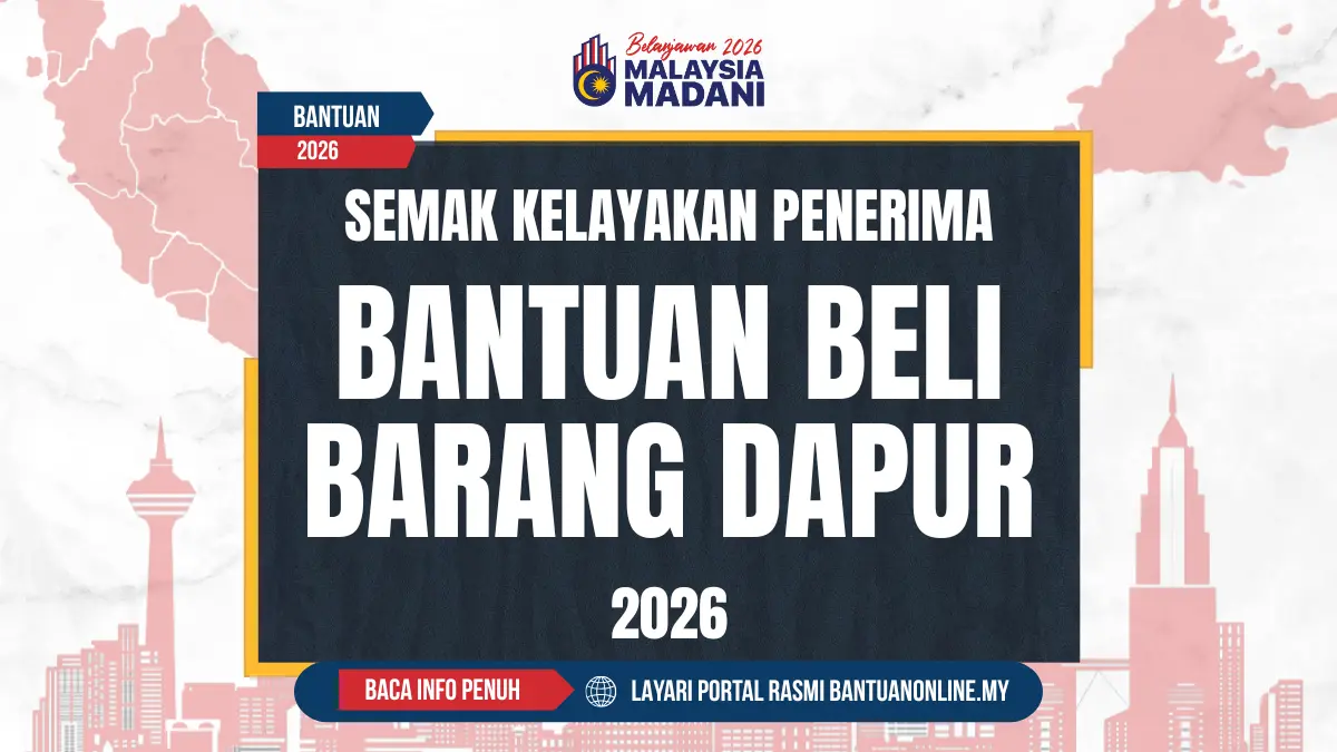 BANTUAN BELI BARANGAN DAPUR