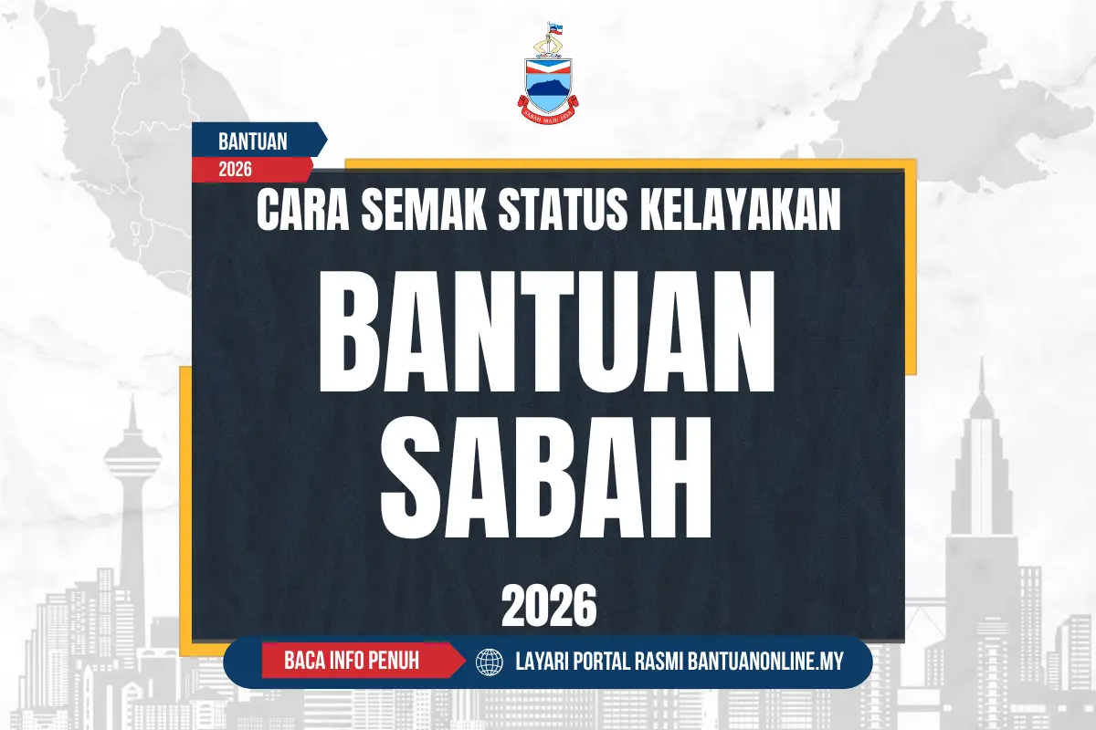 CARA SEMAK BANTUAN SABAH