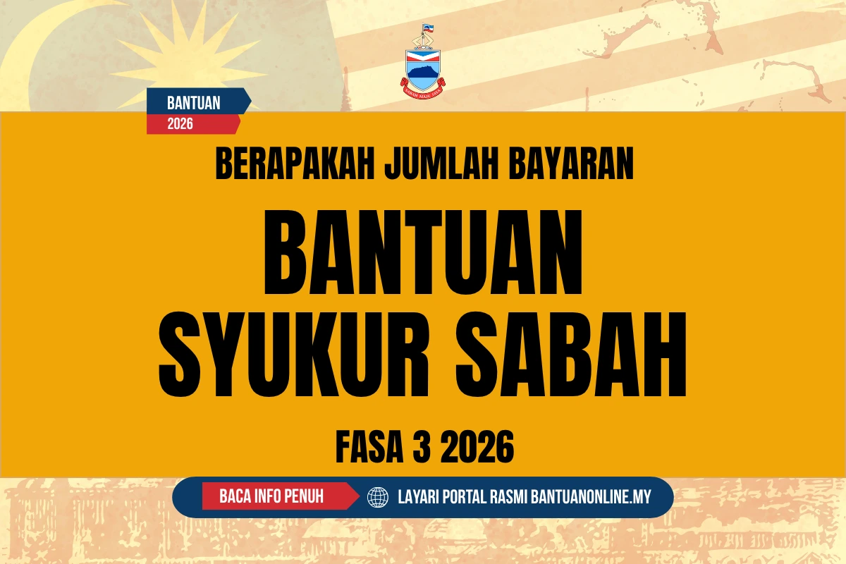 JUMLAH BAYARAN SYUKUR SABAH