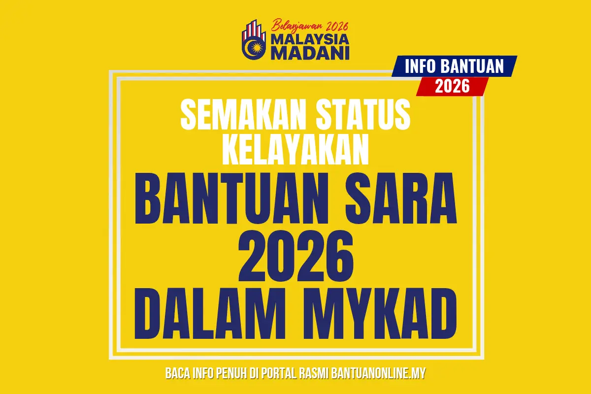 BANTUAN SARA 2026 SEMAKAN