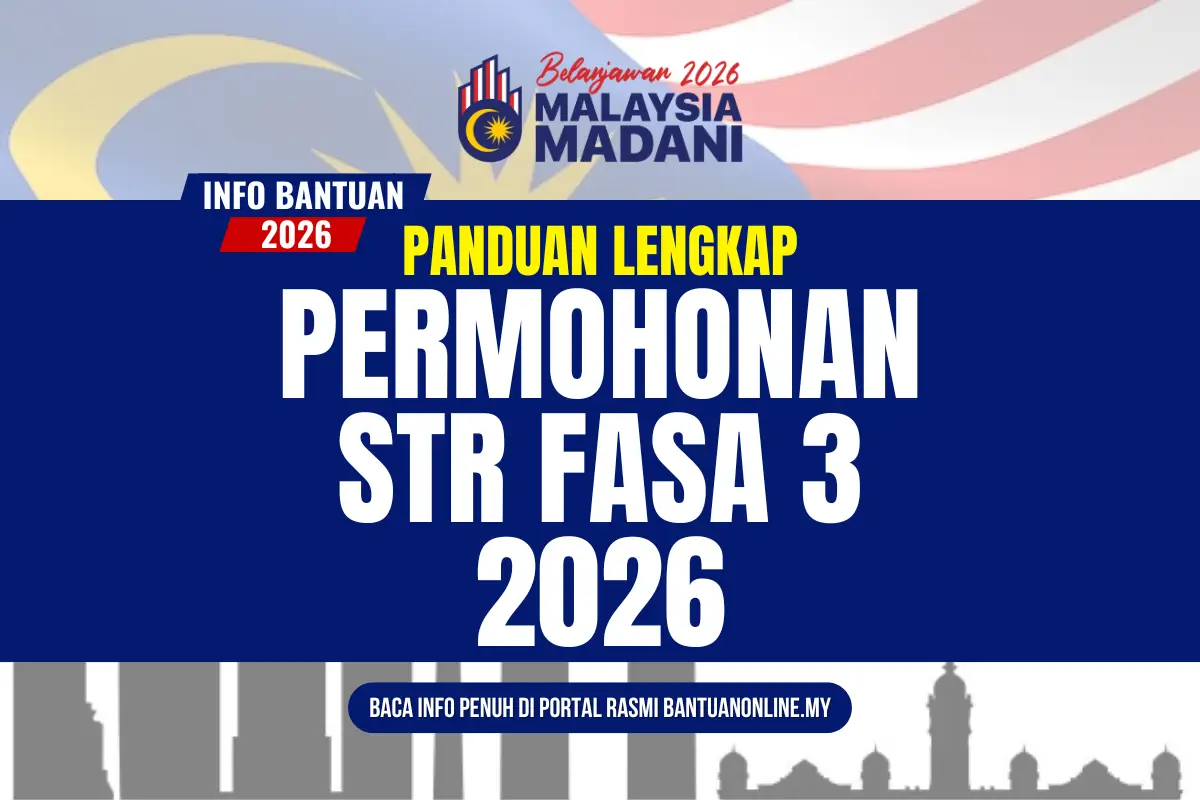 CARA PERMOHONAN BANTUAN STR