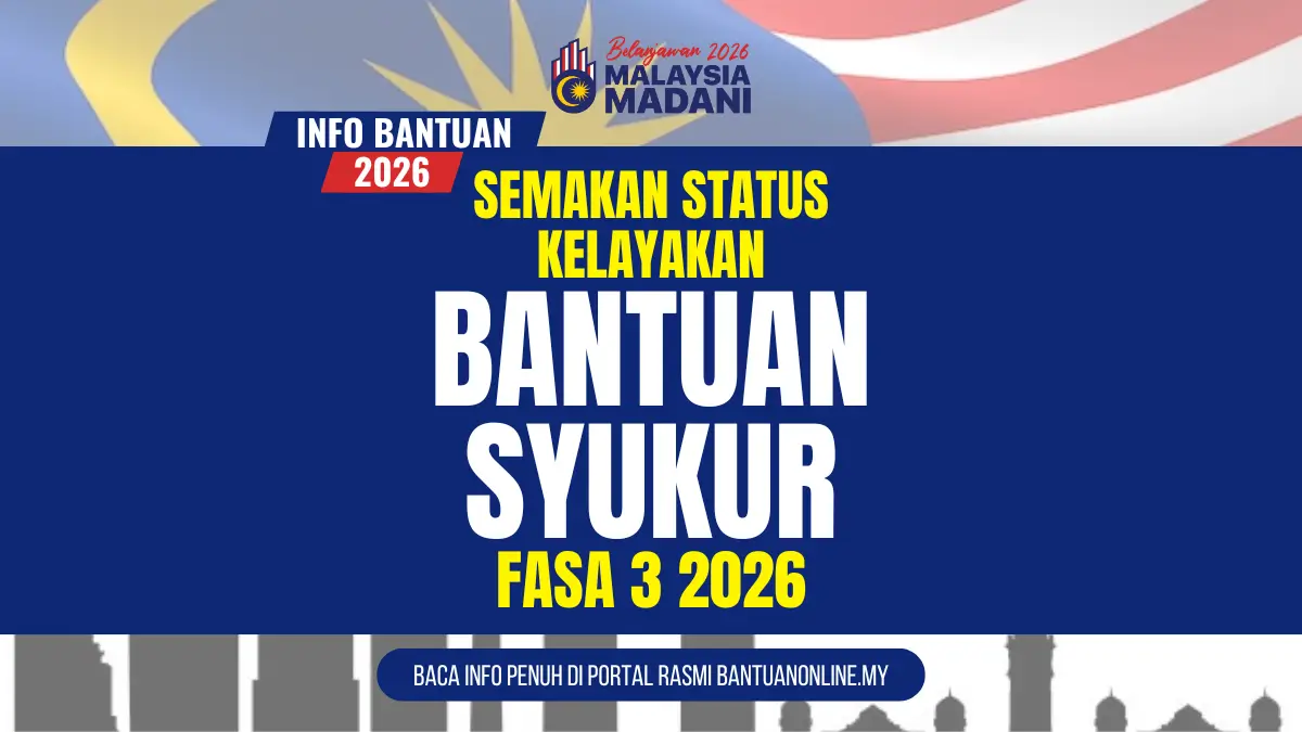 SEMAK STATUS BANTUAN SYUKUR