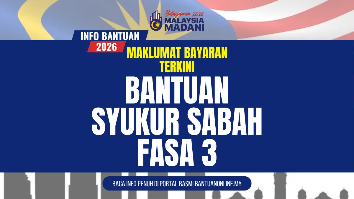 SEMAK STATUS BAYARAN SYUKUR SABAH