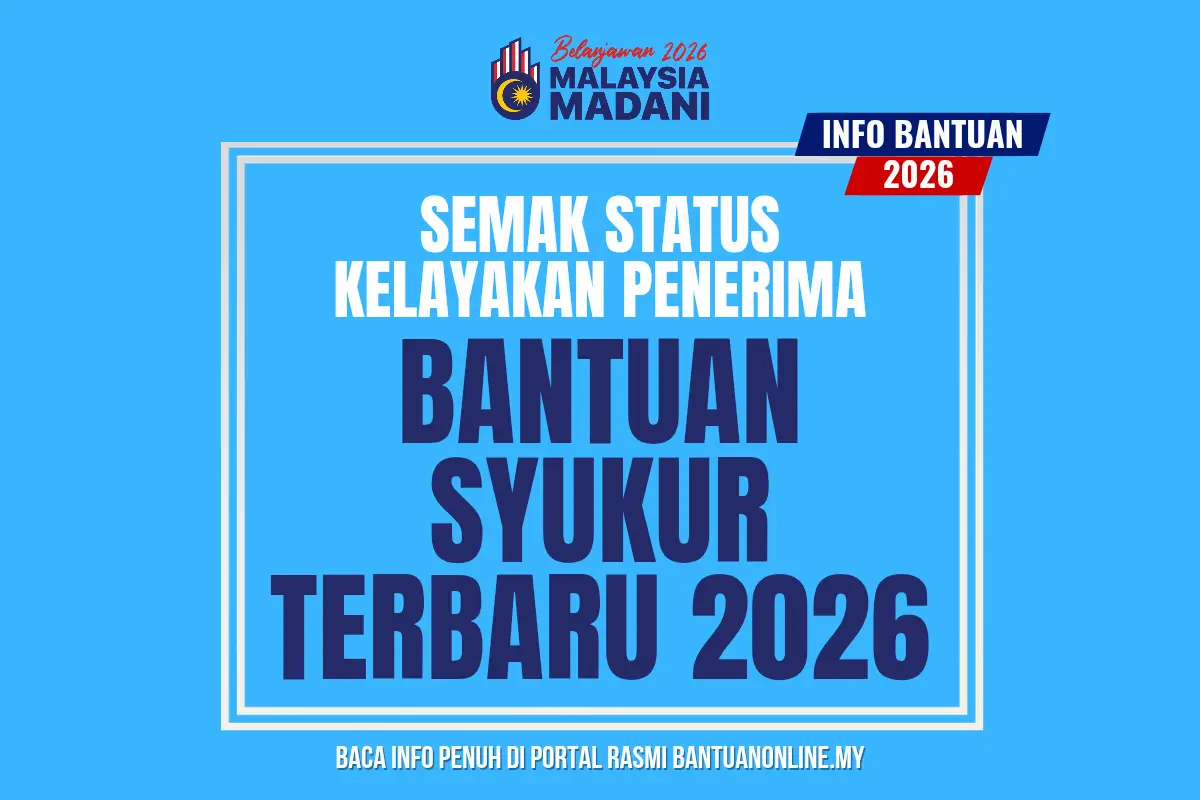 SEMAK STATUS BANTUAN SYUKUR