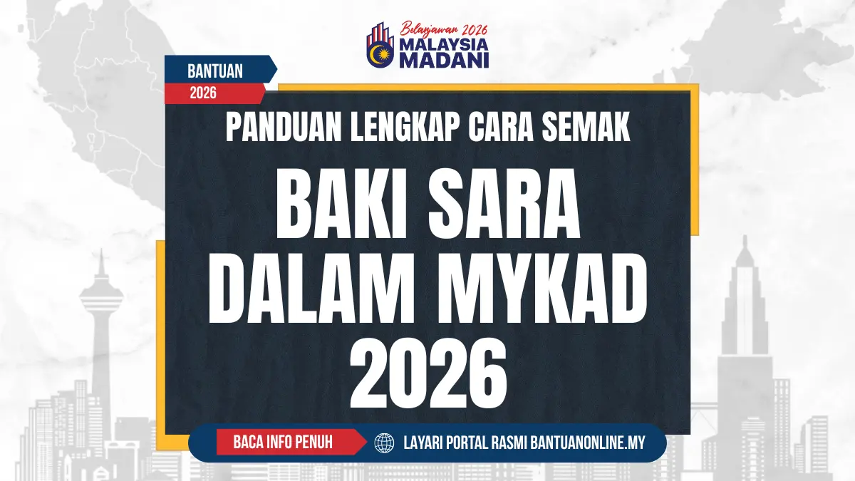 SEMAKAN BAKI DUIT SARA