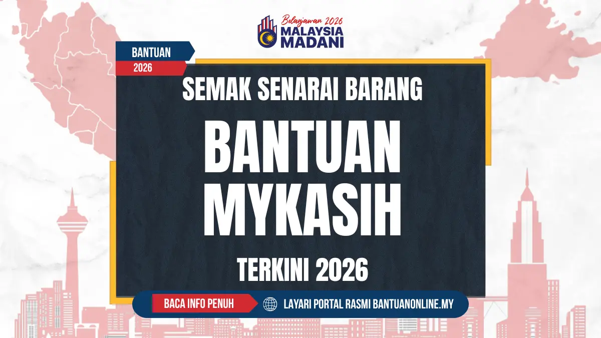 SENARAI BARANGAN MYKASIH TERKINI
