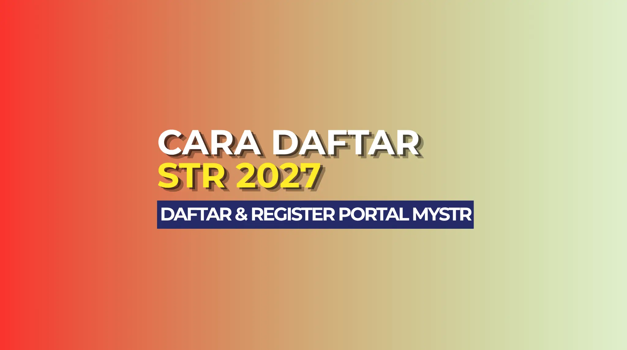BANTUAN STR