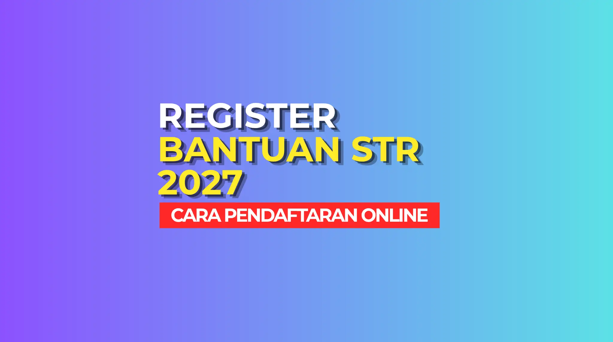 CARA DAFTAR STR 2027