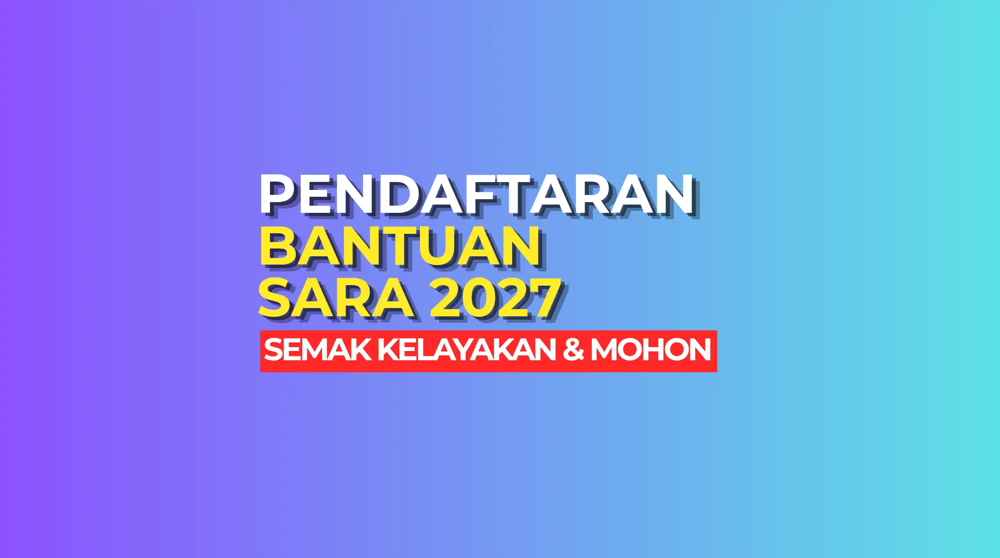 DAFTAR SARA 2027
