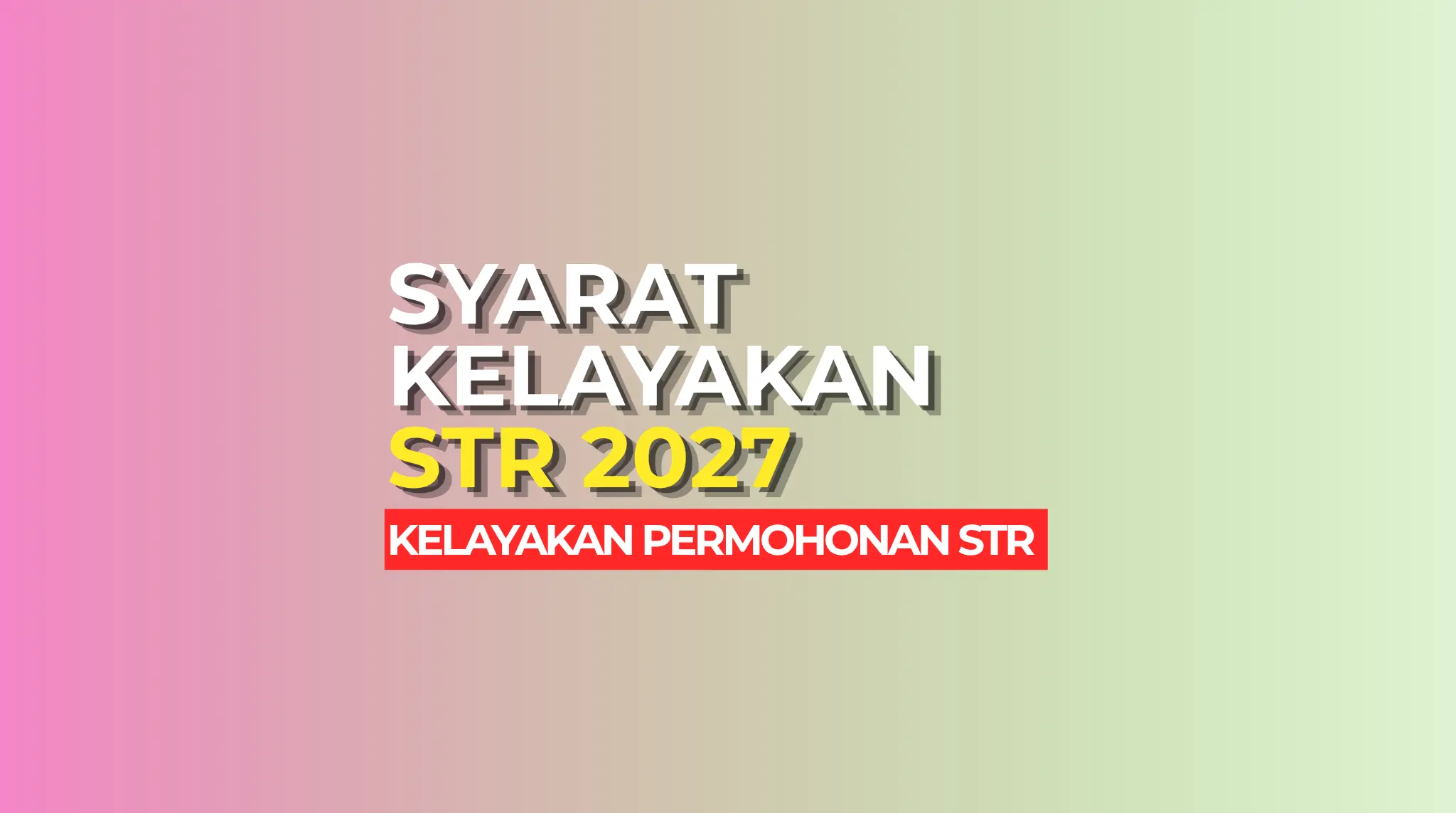 KELAYAKAN STR 2027