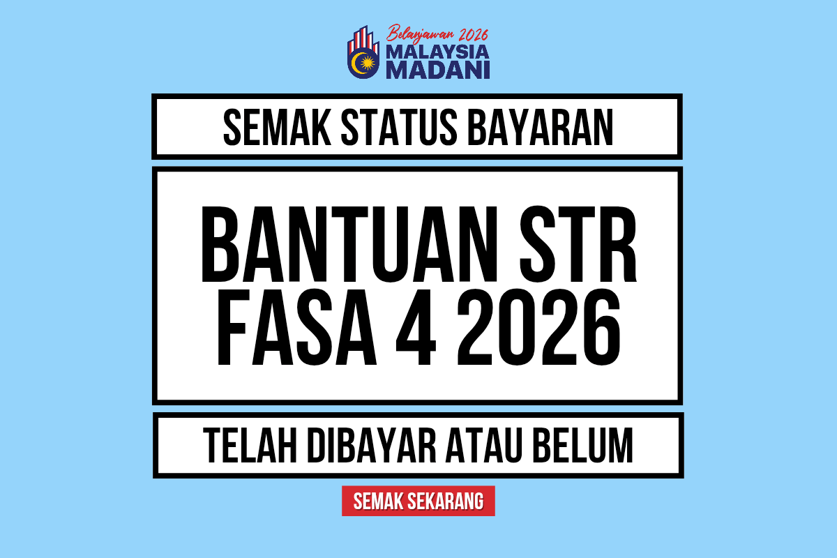 SEMAK STATUS BAYARAN STR FASA 4