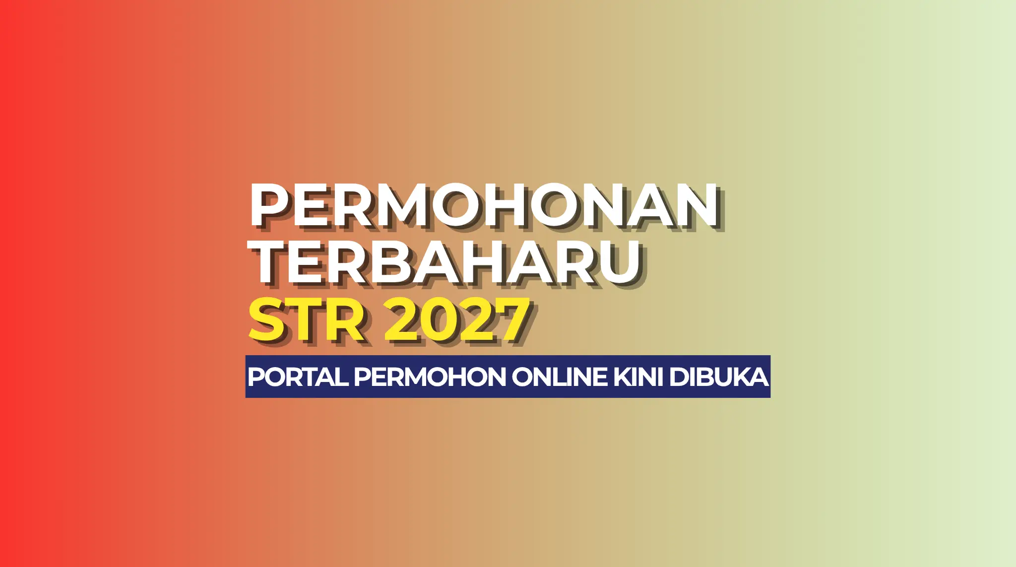 STR 2027 PERMOHONAN
