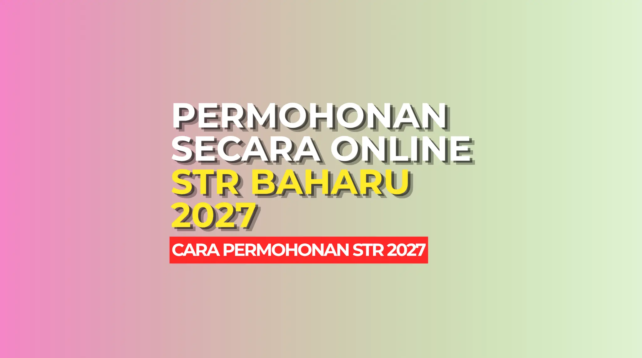STR BARU 2027